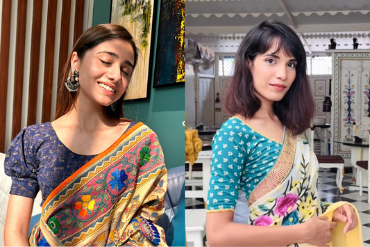 How to Pair Advi Ready-Made Blouses with Heavy Sarees