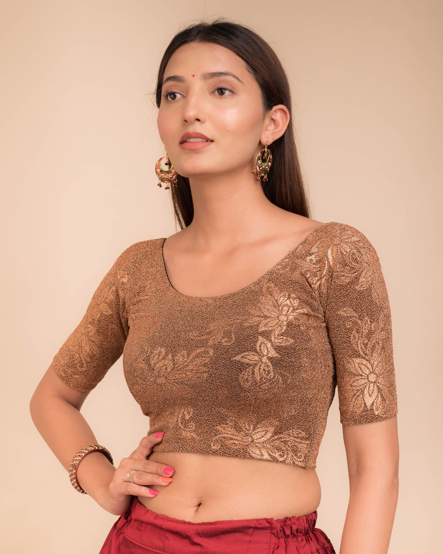 Side profile highlighting the fit and sleeve design.