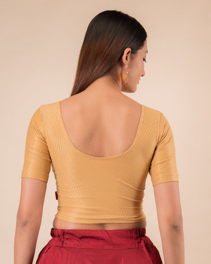 Rear view showcasing the comfortable, relaxed fit