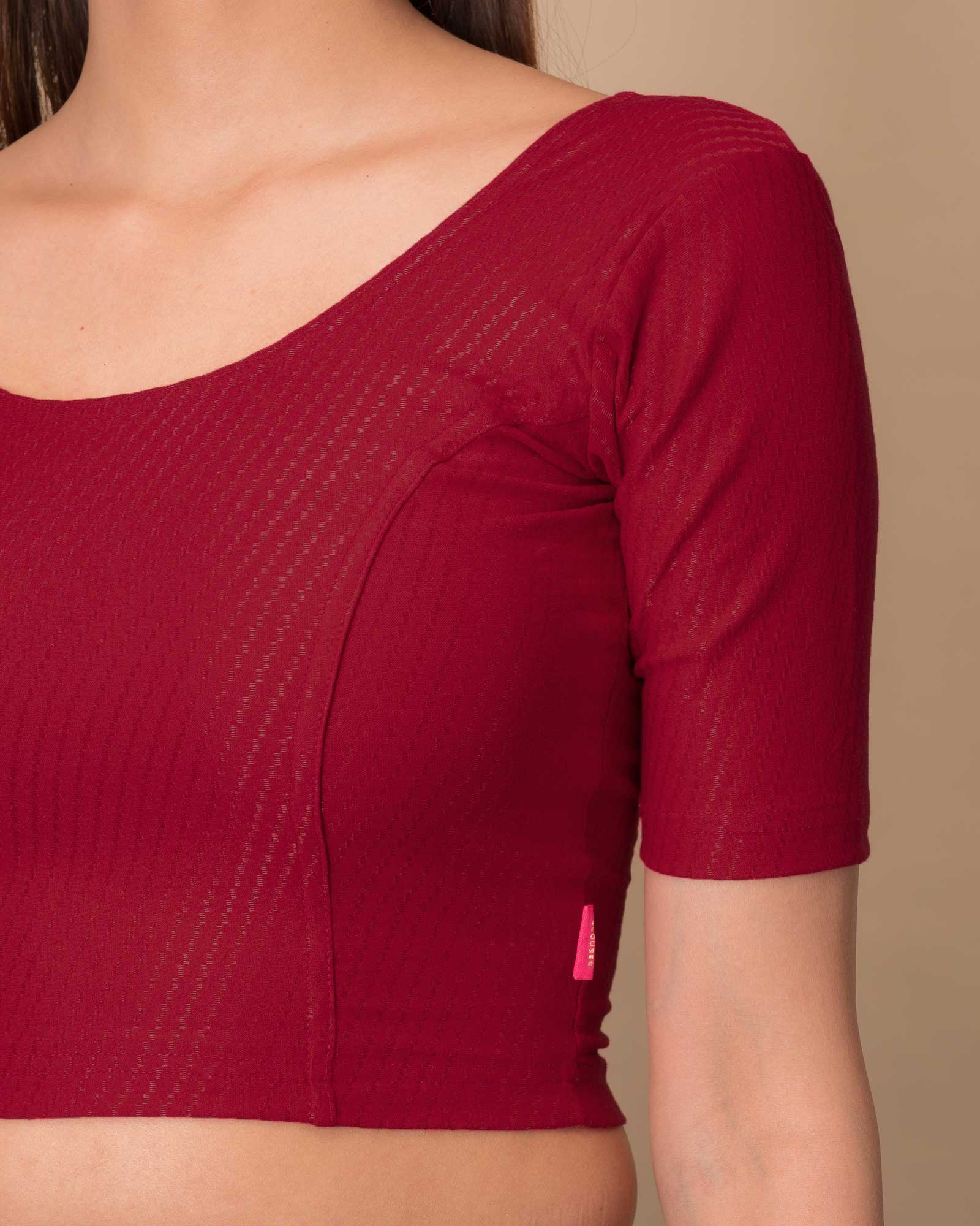 Close-up of the dobby jacquard texture