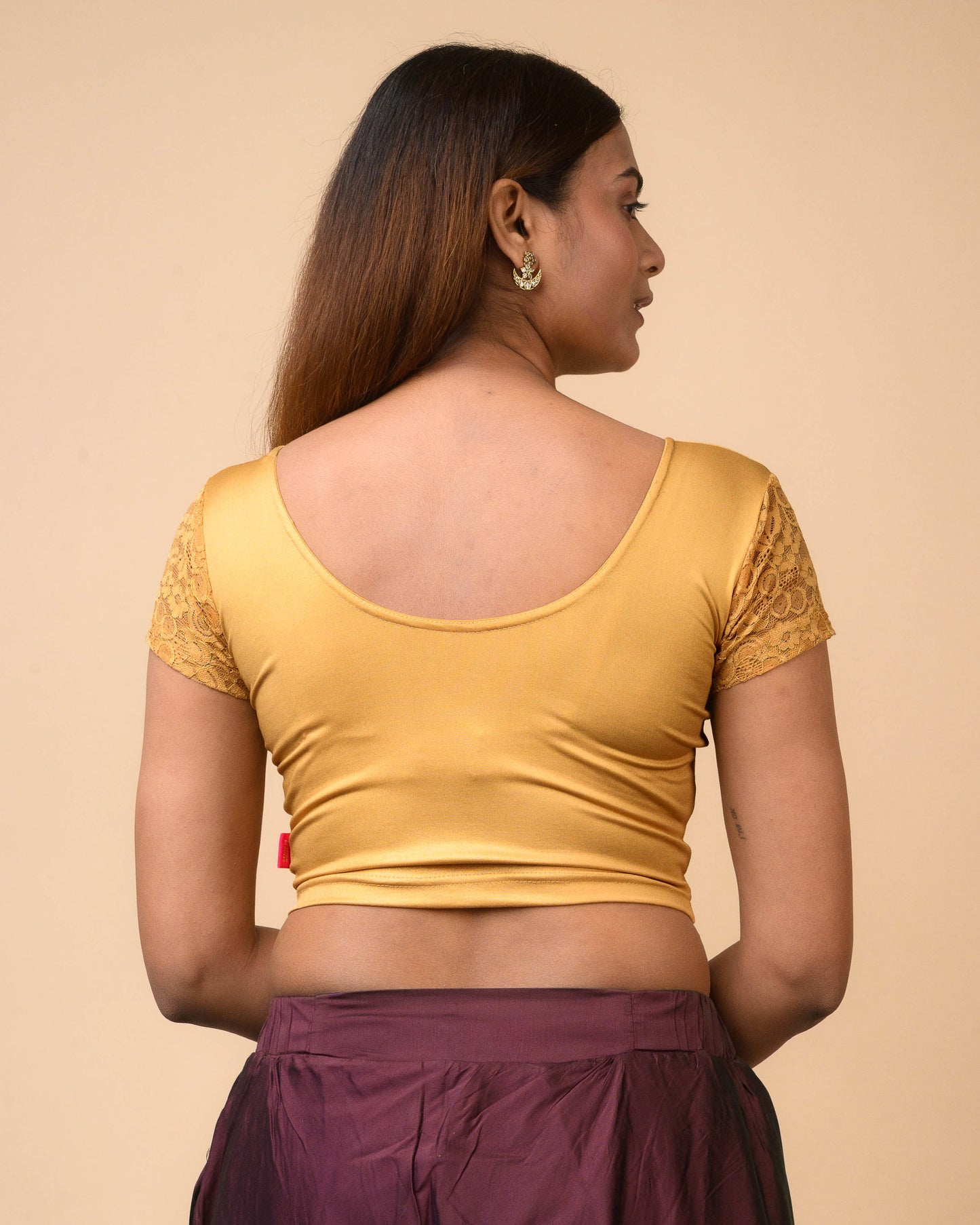Shimmer Dark Gold Blouse