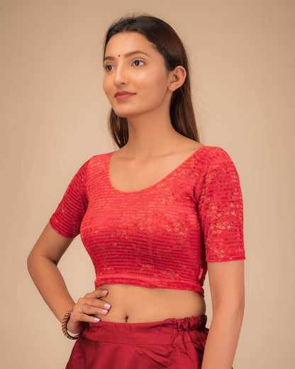 Side profile highlighting the fit and sleeve structure.