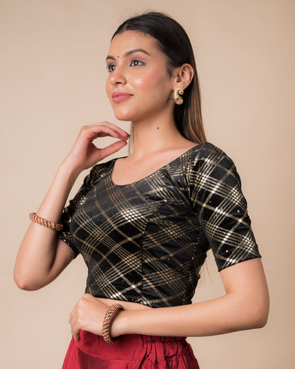 Side profile highlighting the fit and sleeve length