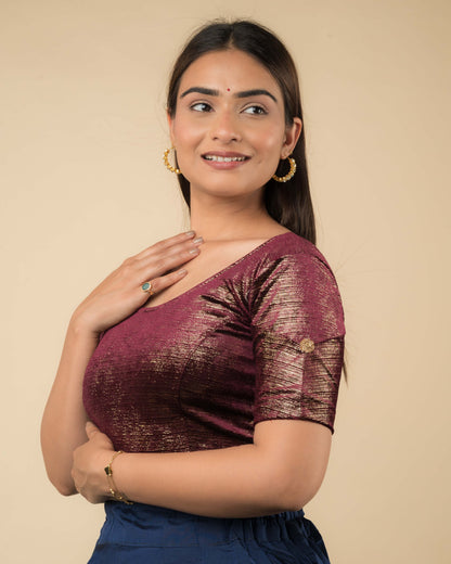 Side profile highlighting the fit and sleeve length