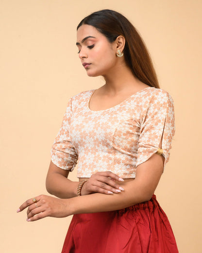 Ira Gold Bow Blouse