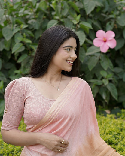 Aneri Rose Puff Sleeve Blouse