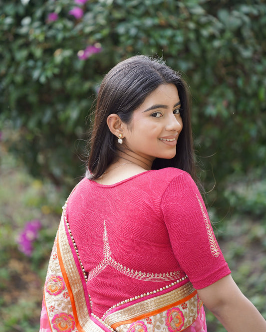 Mirai Rani Zari Embroidered Blouse