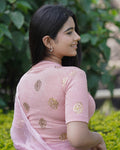 Gulabo Rose Sequin High-Neck Blouse