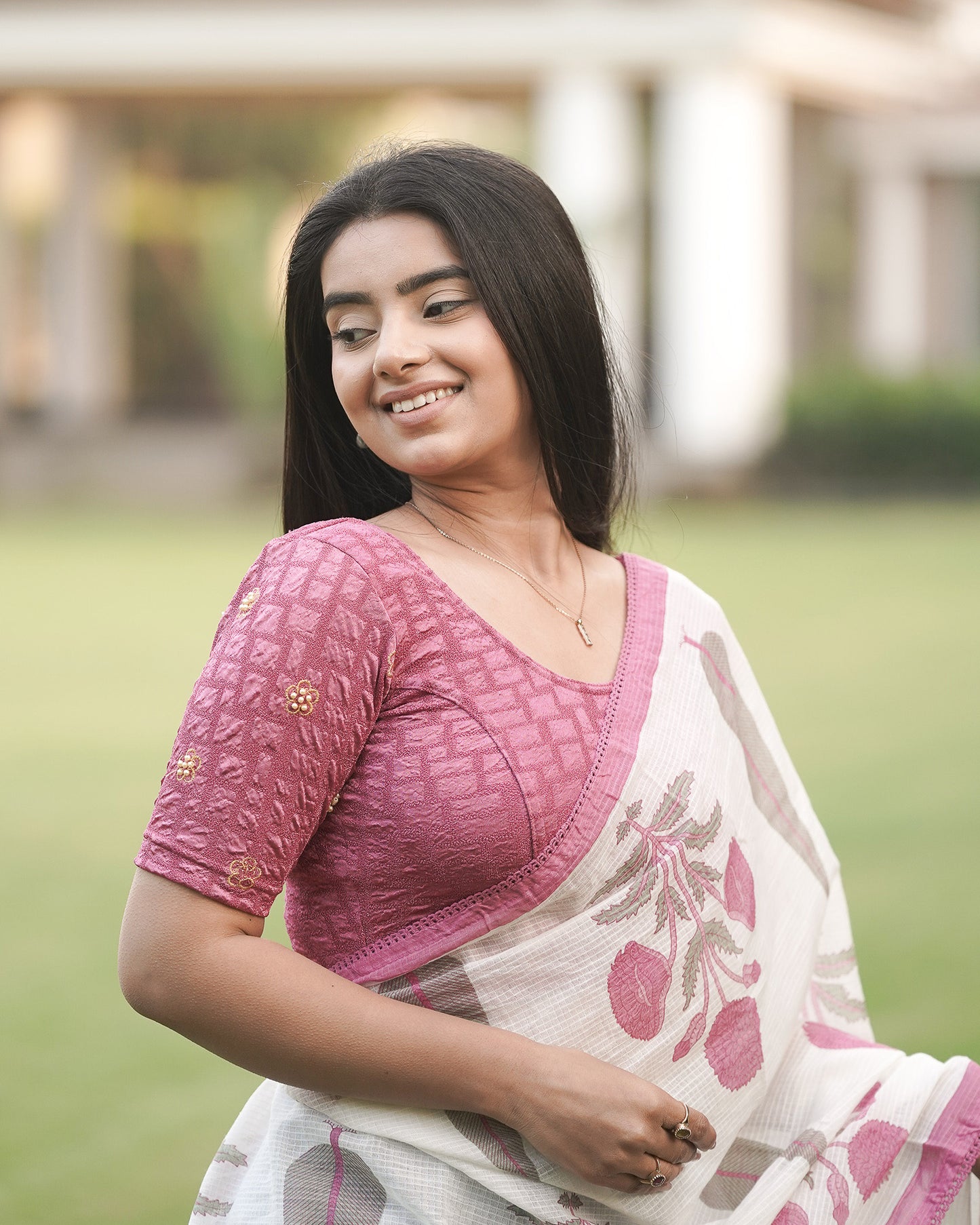Meena Onion Pearl Blouse