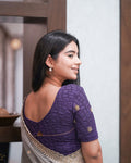 Maitri Purple Pearl Blouse