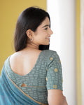 Maitri Sea Green Pearl Blouse