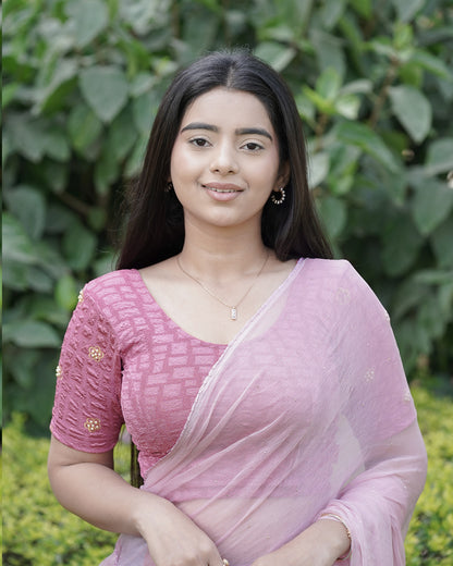 Maitri Onion Pearl Blouse