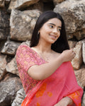 Shabana Multi Floral Printed 5 Saree Blouse Advi