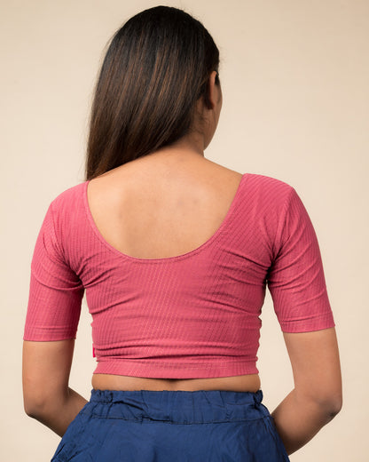 Rear view showcasing the back design and fit