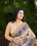 Tuhina Fawn Collar Long Sleeve Blouse