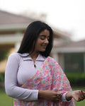 Trisha Lavender Collar Long Sleeve Blouse