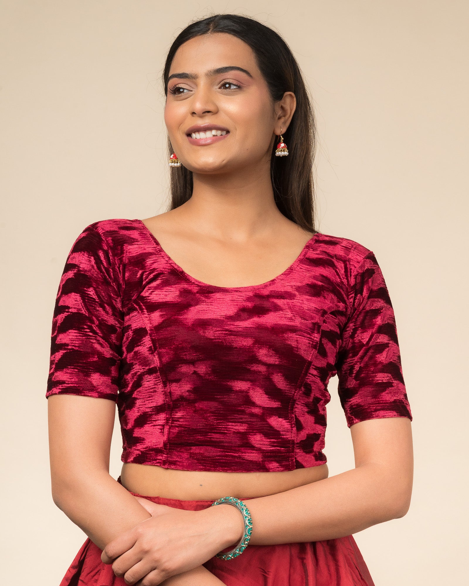 advi-readymade-stretchable-blouse-saree