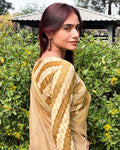 Shillong Winter Multicolour Persian Jaal Long Sleeve Stretchable Saree Blouse